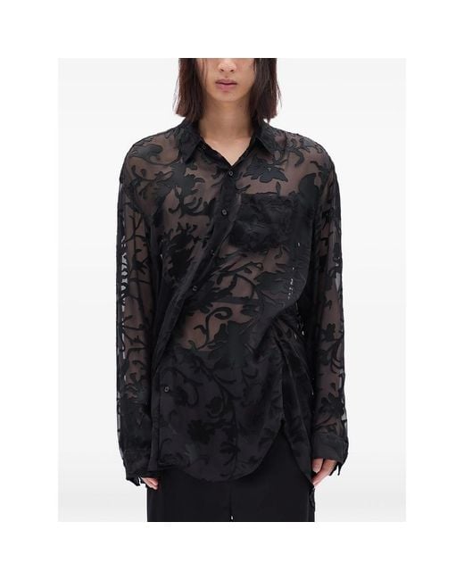 Ann Demeulemeester Black Shirts for men