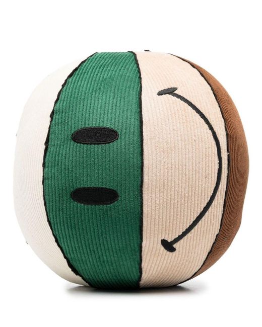 Market Green Smiley-face Corduroy Ball