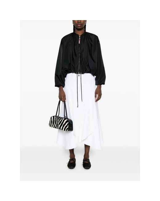 Vivetta Black Drawstring Zip Jacket