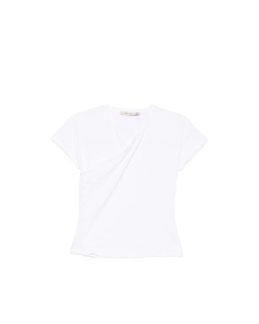 Paloma Wool White Olimpia Short-Sleeve T-Shirt