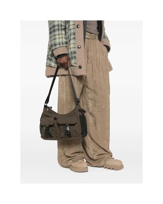 A.P.C. Black A. P.C. Buckle-Fastening Shoulder Bag for men