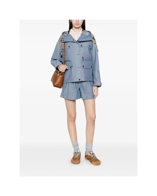 Moncler Blue Shorts