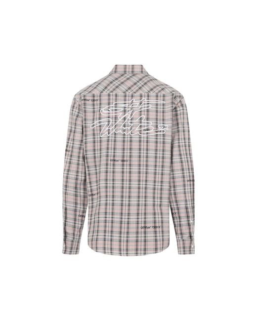 Off-White c/o Virgil Abloh Gray Neutrals Shirts for men