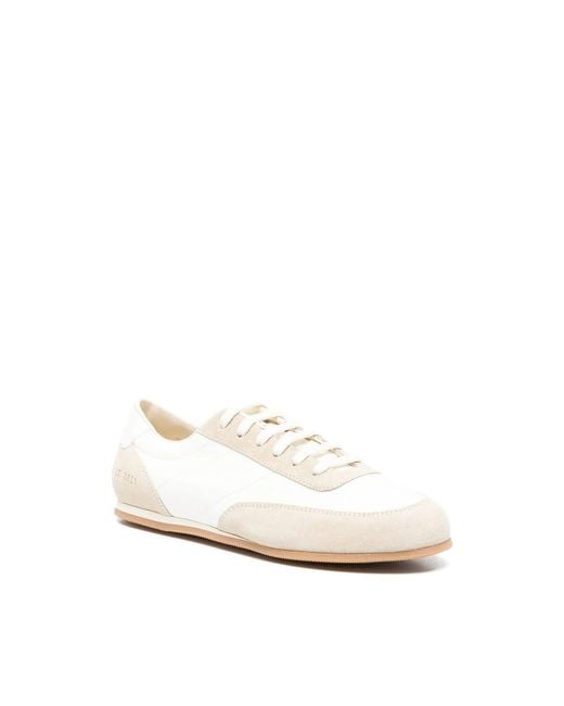 Common Projects White Boots Minimal Suede