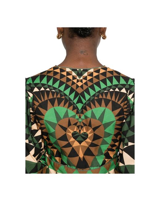 Farm Rio Shirts Black, Green