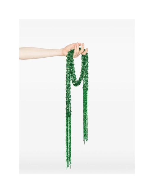 Dries Van Noten Green Scarves