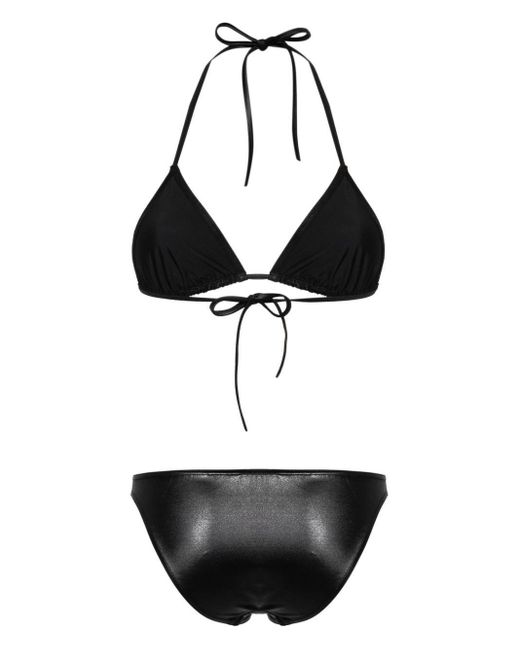 Tom Ford Black Buckle-Detail Bikini