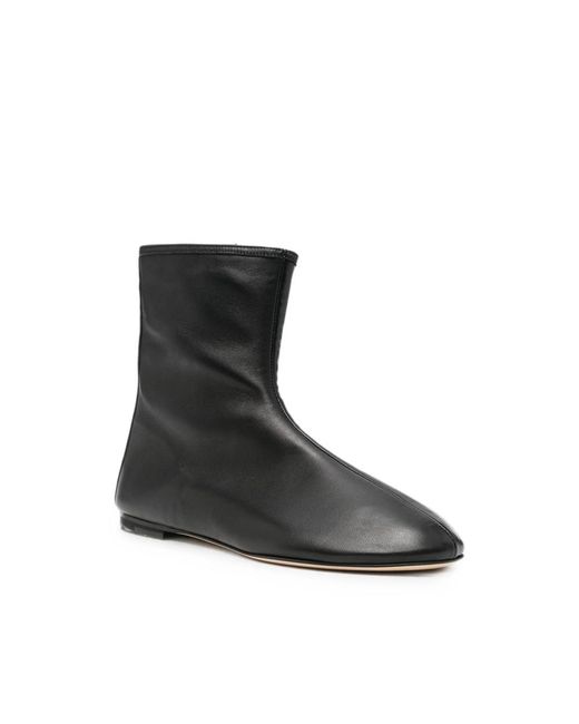 Dear Frances Black Zip-Fastening Ankle Boots