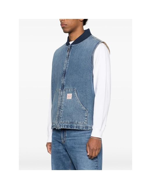 Levi's Blue Vests for men