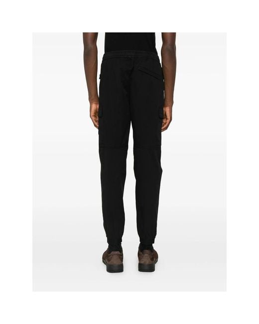 Stone Island Black Trousers for men
