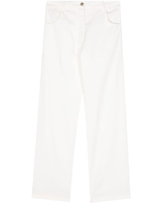 GIMAGUAS White Alex Cotton Trousers