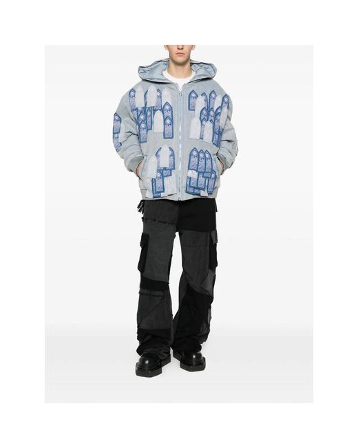 Who Decides War Blue Fly Away Work Jacket for men