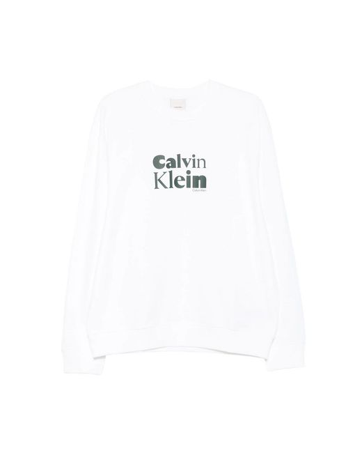 Calvin Klein White Sweatshirts for men