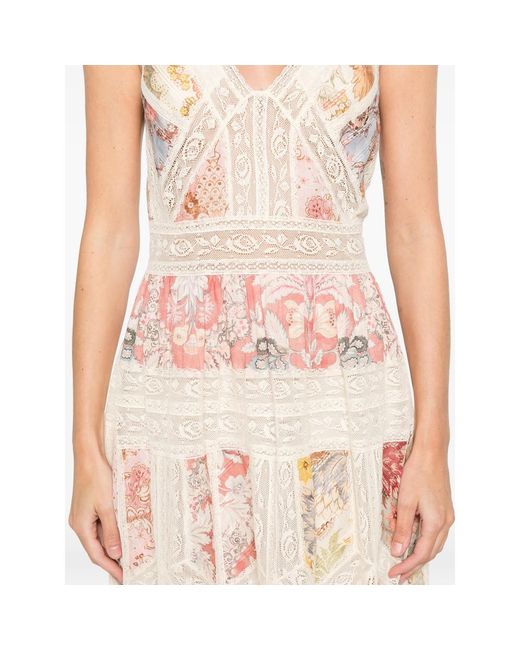 Zimmermann Pink Dresses Neutral