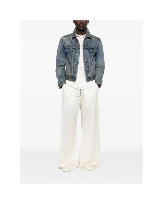 Rick Owens Blue Drkshdw Jackets for men