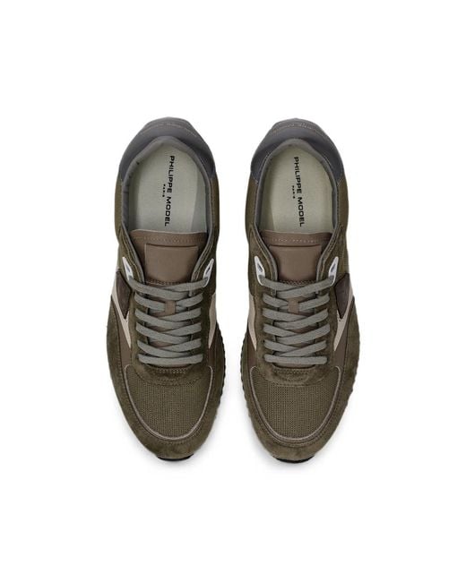 Philippe Model Green Blville Sneakers for men