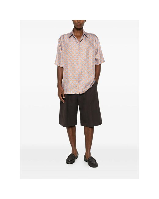 Fendi Pink Shirts for men