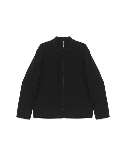 Veilance Black Mionn Overshirt for men