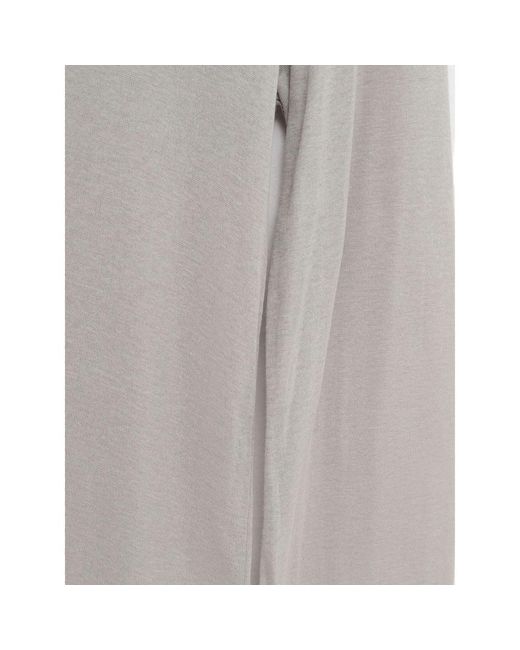 GIMAGUAS Gray Bahmon Scoop-Neck Long-Sleeve Mini Dress