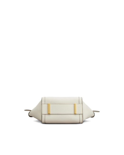 Tod's Natural Small Leather Tote Bag