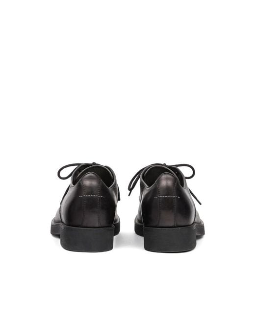 MM6 by Maison Margiela Black Lace-Up Derby Shoes for men