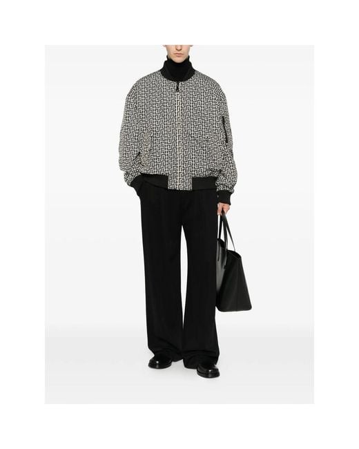 Balmain Gray Jacket for men