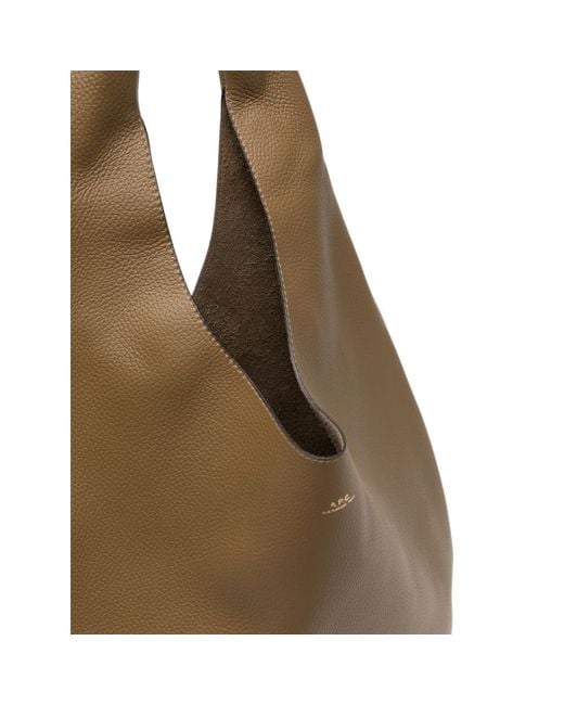 A.P.C. Brown Neutrals Tote Bags