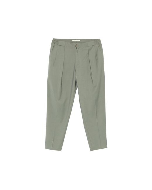 BRIGLIA Green Portobello Trousers for men