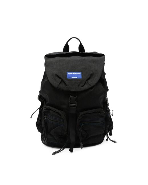 Adererror Black Buckle-Fastening Backpack for men