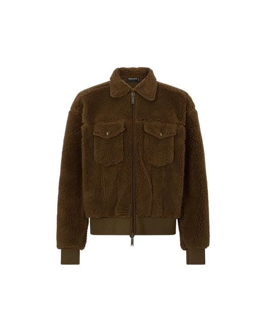 DSquared² Brown Jackets for men