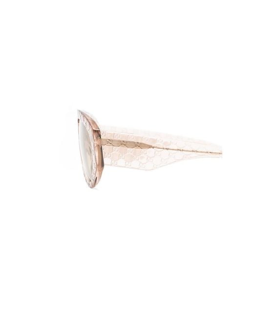 Gucci Pink Neutrals Sunglasses for men