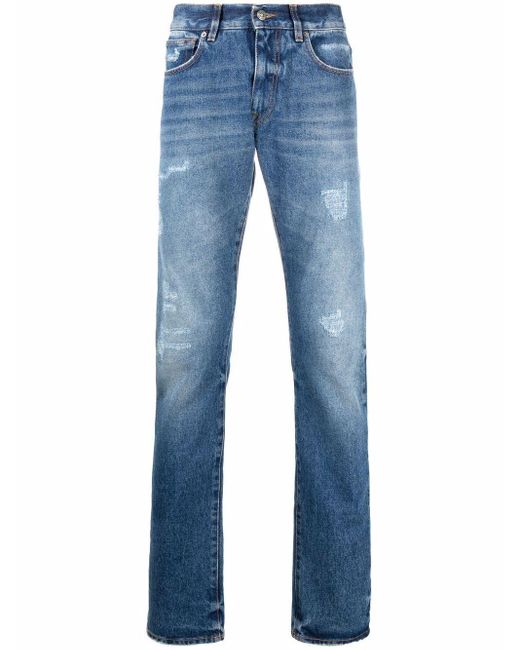424 Blue Straight-leg Jeans for men