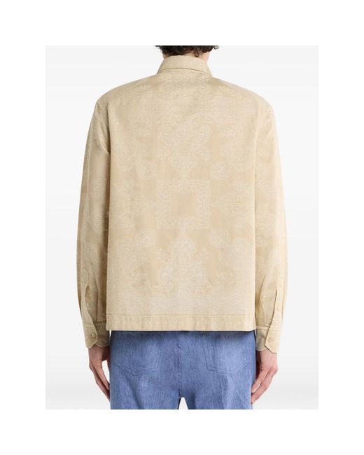Etro Natural Neutrals Shirts for men