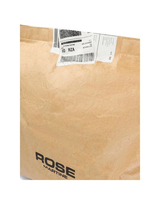 Martine Rose Natural Airmail Tote Bag for men