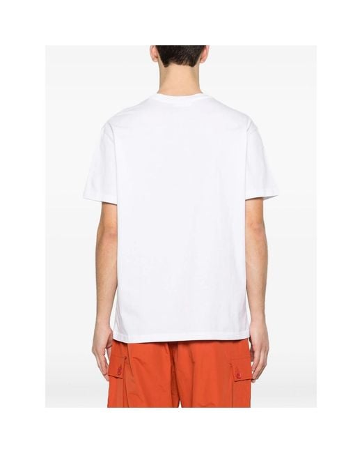 Maison Labiche White Popincourt Embroidered T-Shirt for men