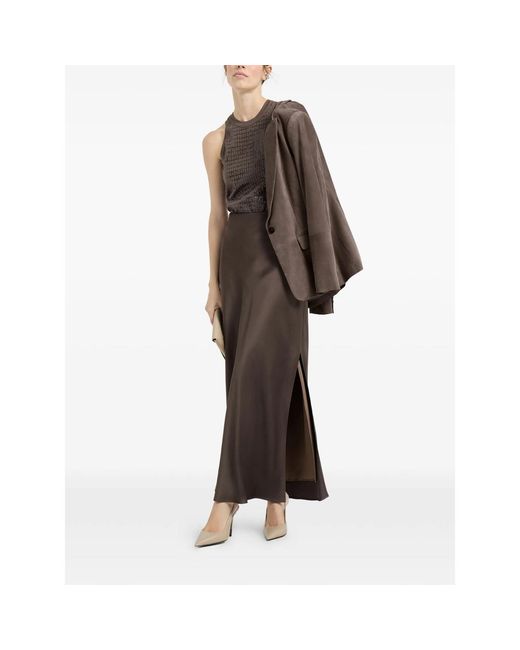Brunello Cucinelli Brown Tops