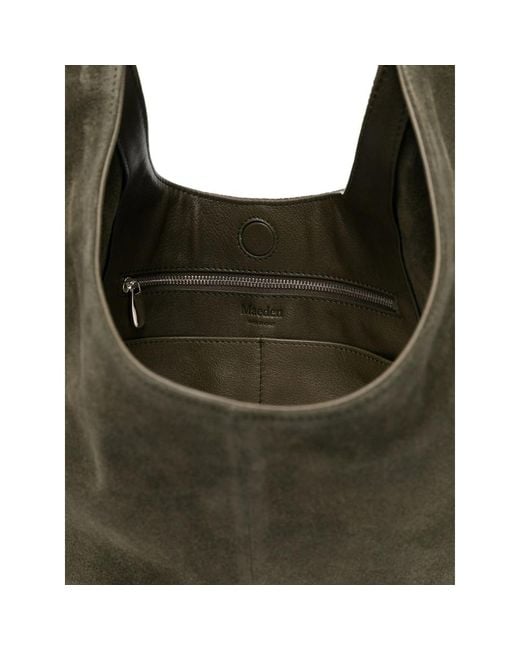 Maeden Green Market Suede Tote Bag