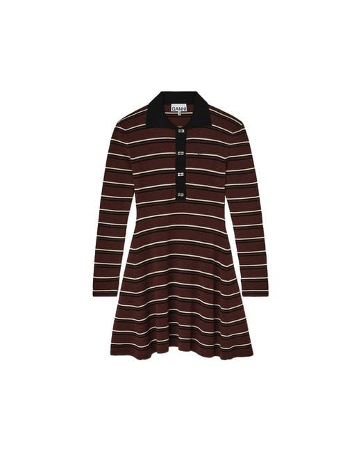 Ganni Brown Dresses