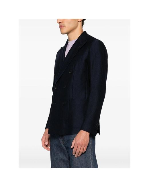Tagliatore Jackets Blue for men