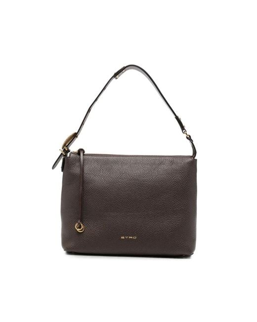 Etro Brown Shoulder Bags