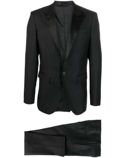 DSquared² Black Single-Breasted Two-Piece Suit for men