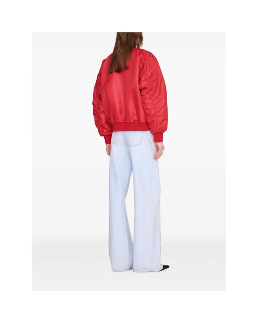 Anine Bing Red Leon Bomber