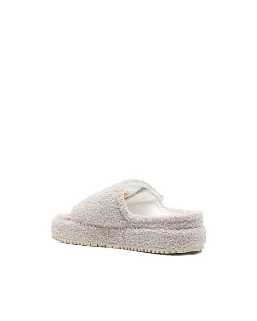PDF White Textured Sandals for men