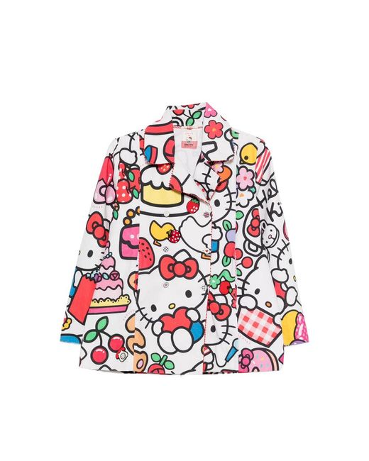 Péro Red Print Jacket