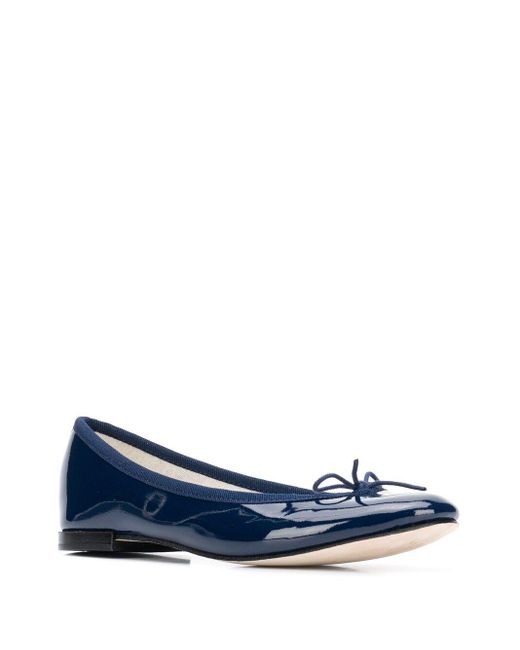 Repetto Blue Ballerina Shoes