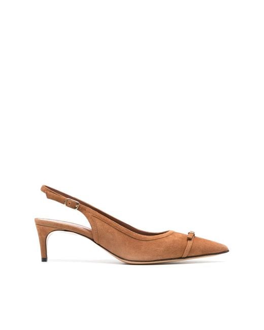 Eraldo Brown Pointed-Toe Suede Pumps