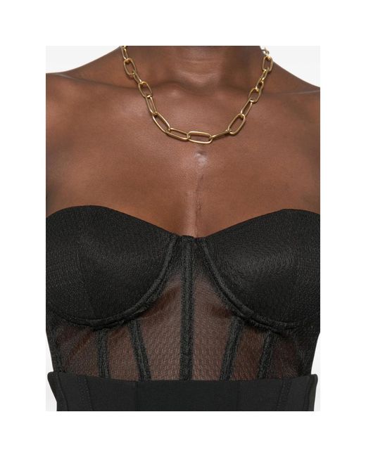 Elisabetta Franchi Black Tops