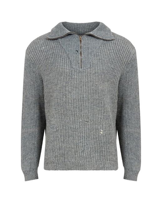 Maison Margiela Gray Sweaters & Knitwear for men