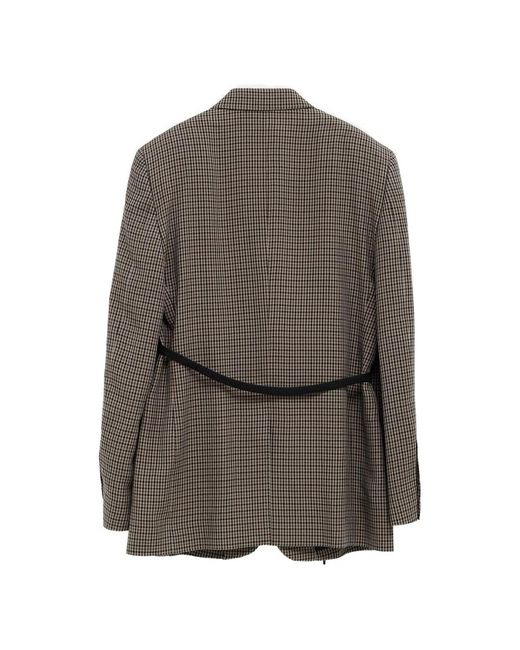 Balenciaga Brown Neutrals Jackets