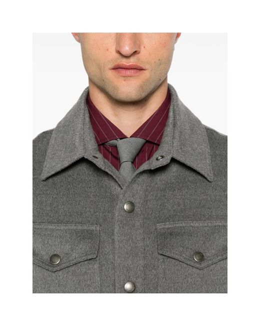 Brunello Cucinelli Gray Jackets for men